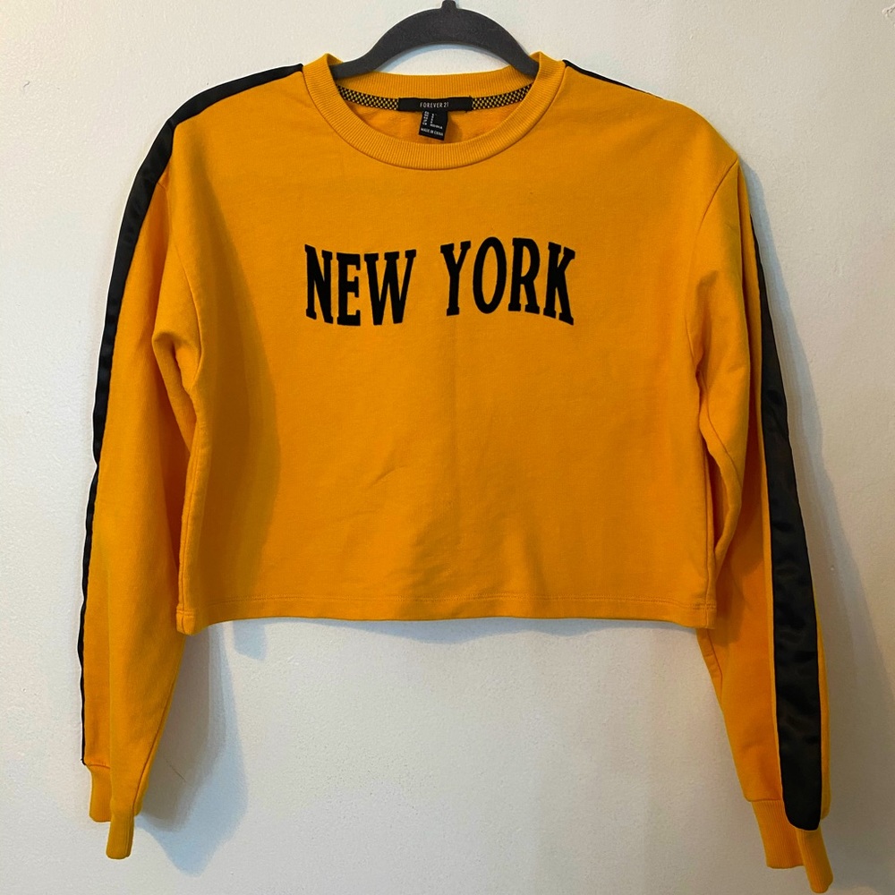 Long sleeve yellow NY